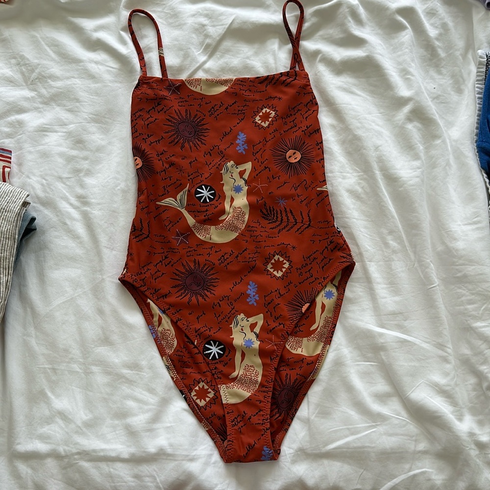 VRG GRL mermaid one piece swimsuit